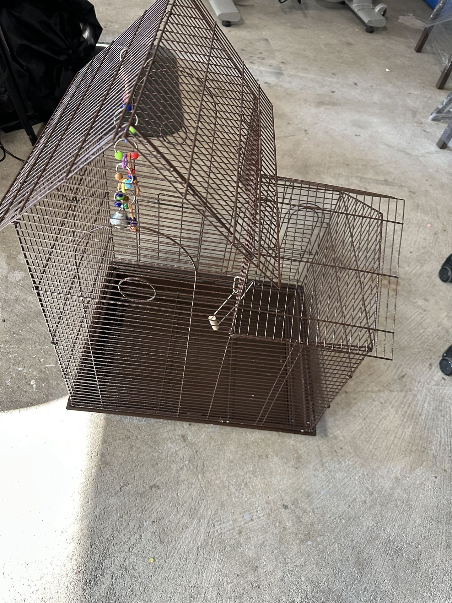 Bird Cage – Medium Size – With Toys – Great Condition