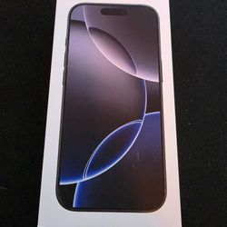 iPhone 16 Pro Black Titanium 128GB T-Mobile Brand New Sealed