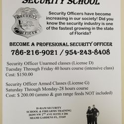 Security Officer Training D & G