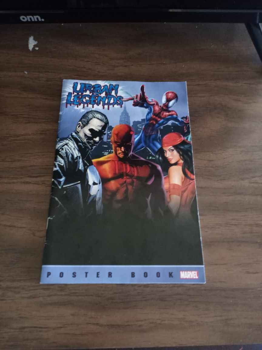 Urban Legends: Poster Book ~ MARVEL 2003 ~ Punisher - Daredevil - Spider-Man