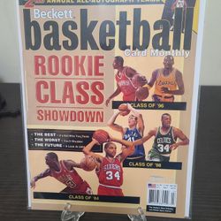 Jordan Kobe NBA basketball Beckett magazine 