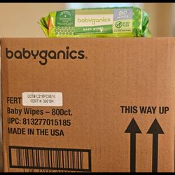 Baby Wipes - Babyganics 880 Wipes 