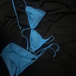 Blue size 0 bottoms size 4-6 top
