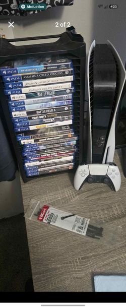 Ps 5 disc version an all games an stand