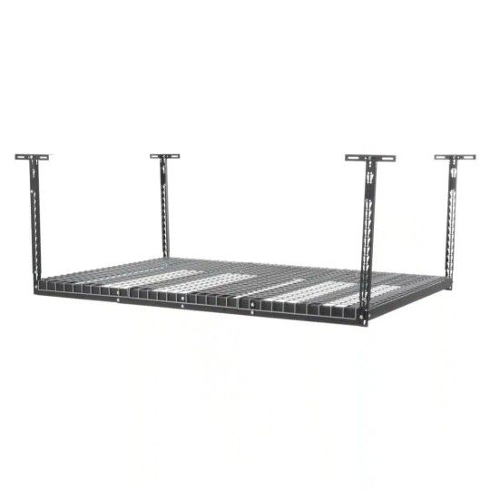 Husky Adjustable Height Garage Overhead Ceiling Storage Rack