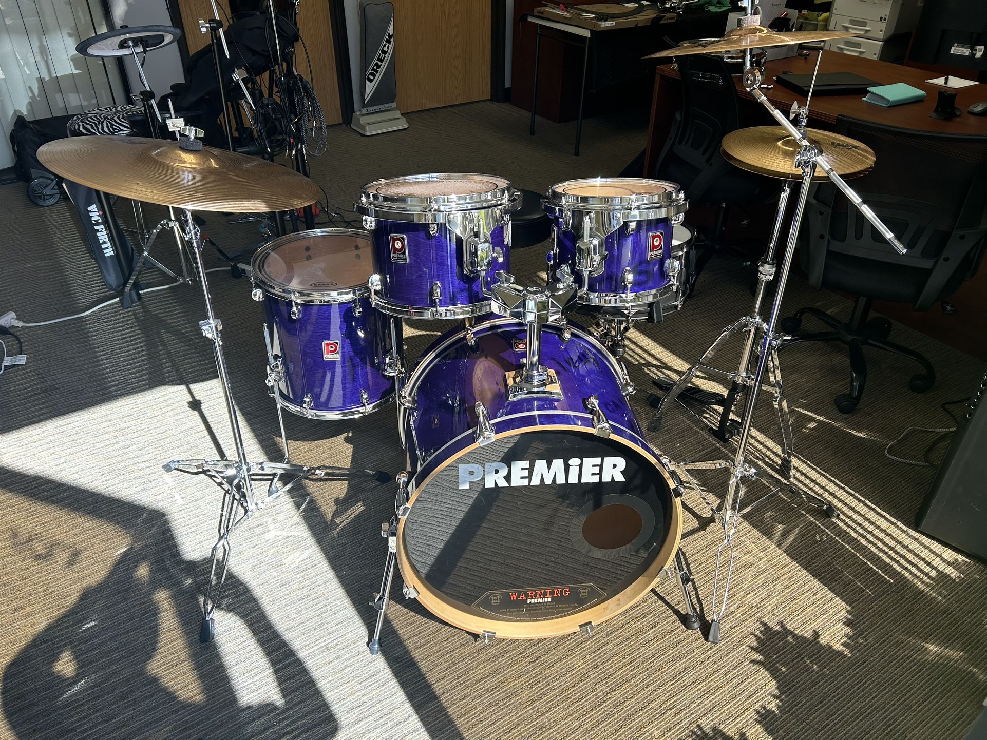 Premiere XPK drums with Cymbals 