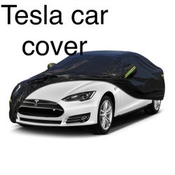 Black Car Cover Waterproof Fit All Tesla Model 3 