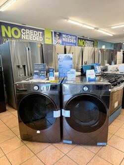 LG 5.0 cu. ft. Black Steel Front Load Smart Washer with TurboWash