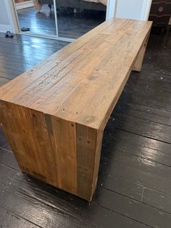 West Elm Reclaimed Wood Dining Bench – Emmerson – Solid Wood