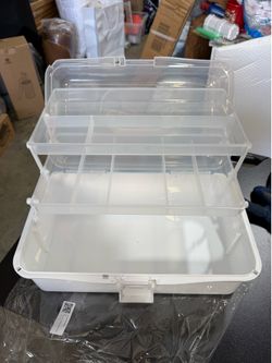 Three Layer Clear Plastic Storage Box