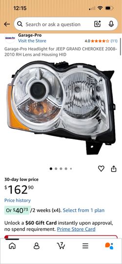 08 jeep grand cherokee headlights