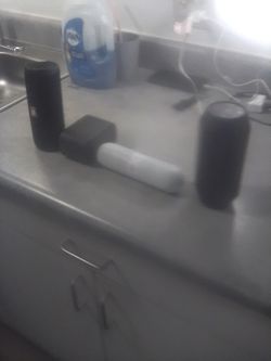 Four Bluetooth Speakers