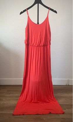 Coral Maxi dress