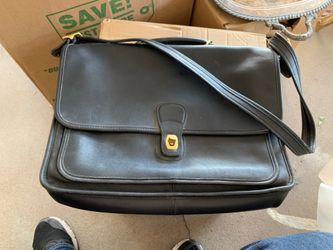 Coach leather office bag