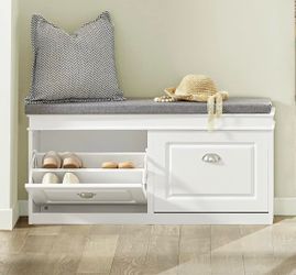 Assembled New Shoe Storage Bench Entryway Shoe Cabinet Bench