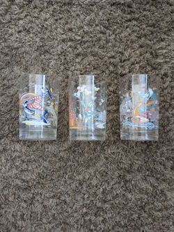 3 out of 4 1996 McDonald's Disneyland 25th anniversary cups