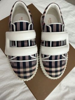 Burberry Check Strap Sneakers
