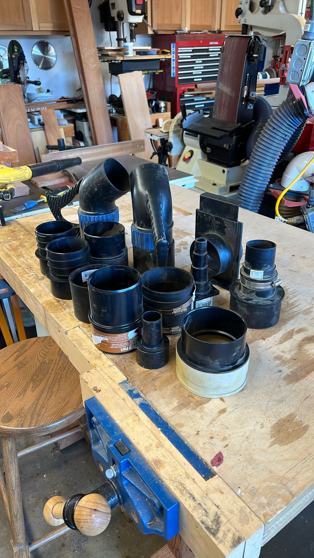 Rockler 4” Dust Collector Fittings