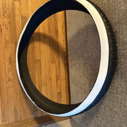 White wall bike tire: Innova Blackburn Nylon tire (57-559) 26 x 2.125