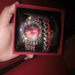 Watch and bracelet