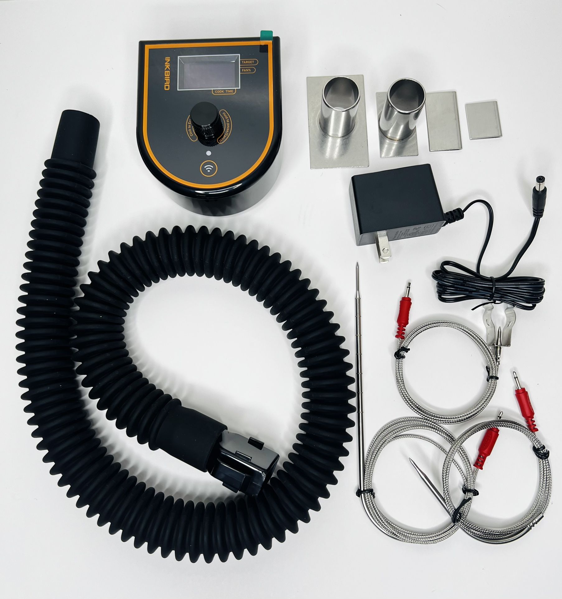 Inkbird WiFi & Bluetooth BBQ Temperature Controller ISC-007BW Kit