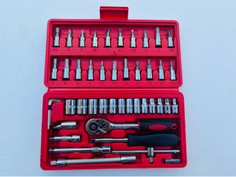 1/4” Drive Socket & Bit Set (46-Piece)