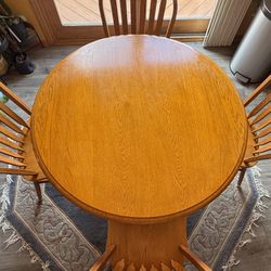 42” Gold Color 5 Piece Dinette 