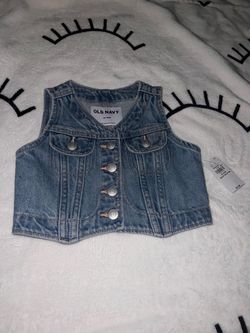 Baby girl jean vest