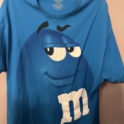 M&M Blue Shirt Size 3XL