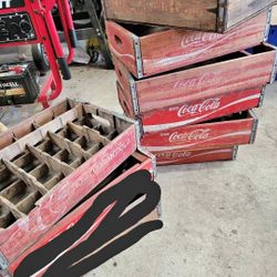 Wooden Coca-Cola Crates