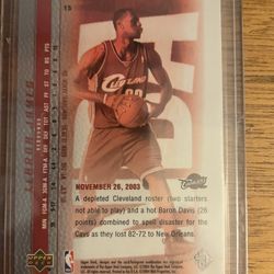 Lebron James Rookie card