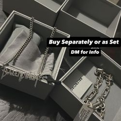 Balenciaga Chain Set (Can Be Sold Separately)