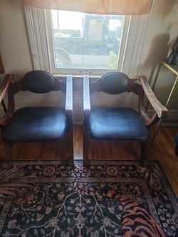 Wooden chairs