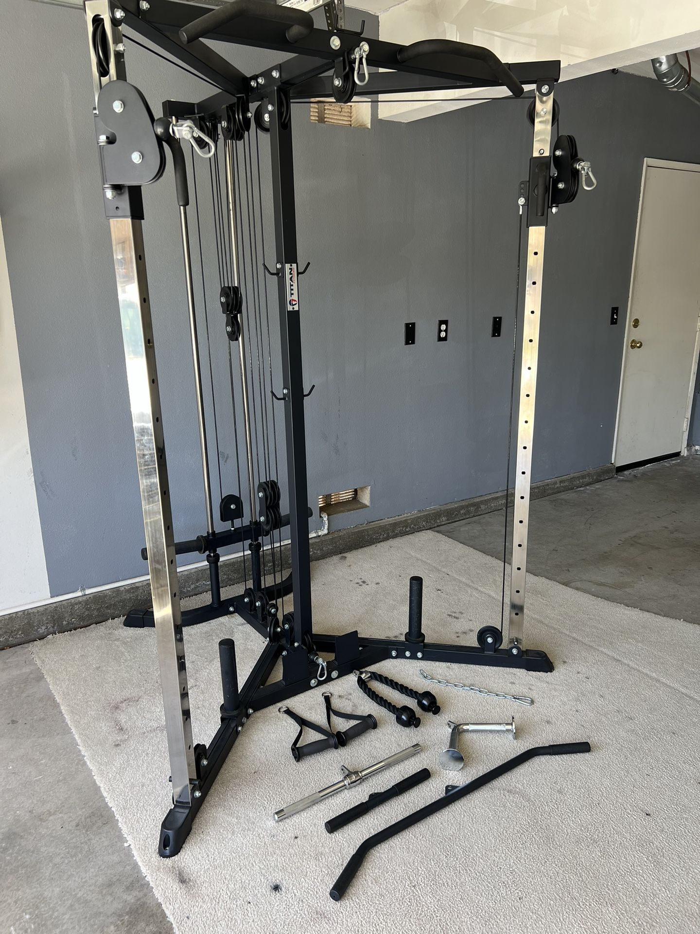 Cable Crossover Machine (with Attachments)