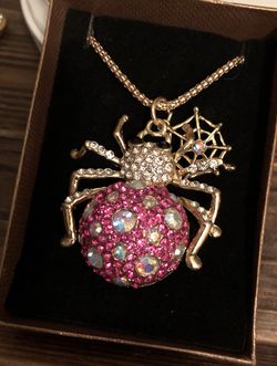 Spider Pendant Necklace