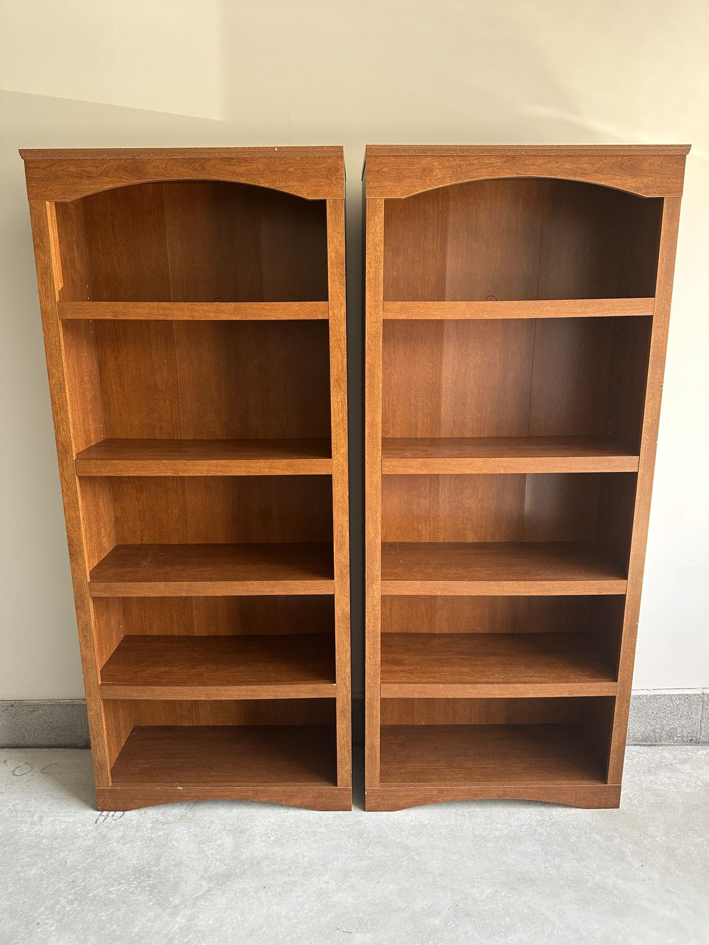 Sauder The Mission Collection Library Bookshelves, Set of Two