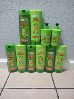 Garnier shampoo and conditioners $30