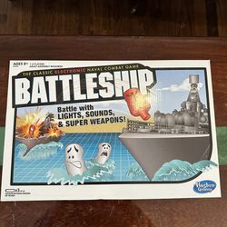 New Electronic Battleship Board Game, Sealed in Box, Hasbro