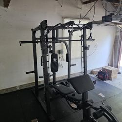 Smith Machine 2001 | Multi-Use Adj Bench | Gym Equipment | Fitness | Squat Rack | Excercise |🔴WEIGHTS AND BARBELL SOLD SEPARATELY 🔴 FREE DELIVERY 🚚