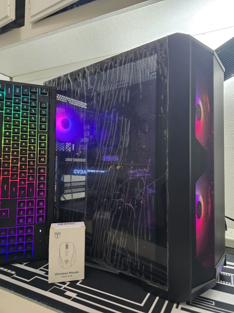 Gaming pc desktop computer intel i3, gtx 1080, 16 gb ram, nvme, hdd, wifi, Lian Li bundle
