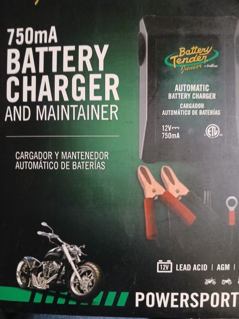 12V Battery Charger And Maintainer 750mA