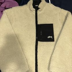 Stussy 8 Ball Sherpa Reversible Jacket 