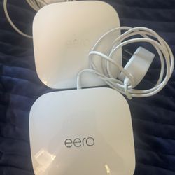 2 Eero pro e6 wifi extenders