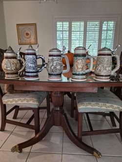 Vintage 1(contact info removed) Avon Collectible Beer Steins with Pewter Lids