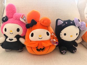 Squishmallows Hello Kitty Halloween Plush