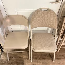 Lot of 9 Folding Chairs Preowned
