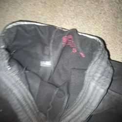 Black pink spider pants