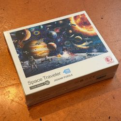 New Sealed 1000-Piece Space & Solar System Jigsaw Puzzle