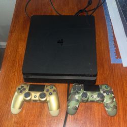 PS4 With 2 Controllers 