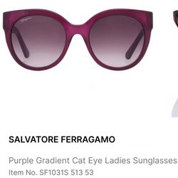 New In Box Salvatore Ferragamo Women Sunglasses 